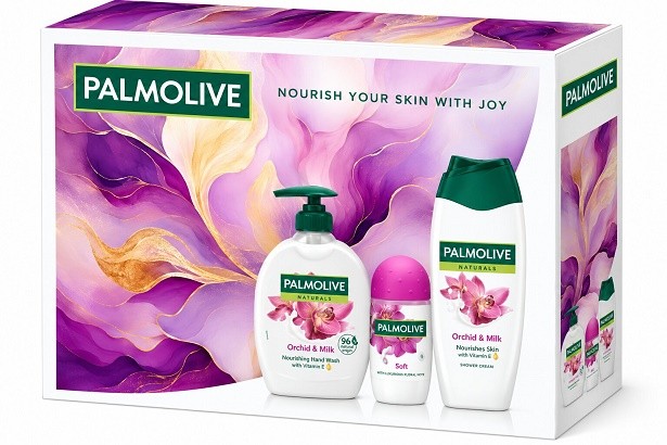 Kazeta Palmolive Orchid spg 250ml, tek.mýd.300ml, roll-on - Kosmetika Pro ženy Dárkové kazety